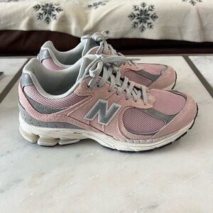 New Balance Women's Blush and Gray Sneakers